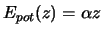 $E_{pot}(z)=\alpha z$