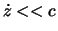 $\dot z <<c$