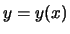 $y = y(x)$