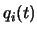 $q_i(t)$