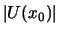 $\vert U(x_0)\vert$