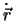 $\dot{\vec r}$