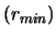 $(r_{min})$