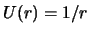$U(r) =1/r$
