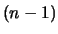$(n-1)$